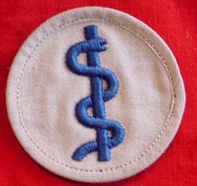 NAVAL SUMMER ISSUE MEDICAL TRADE PATCH.