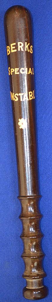 EARLY 20TH CENTURY BRITISH POLICE CONSTABLES TRUNCHEON