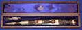 CASED SILVER MOUNTED SCOTTISH HIGHLAND DIRK DATED 1888 WITH FAMILY COAT OF ARMS BY KIRKWOOD OF EDINB