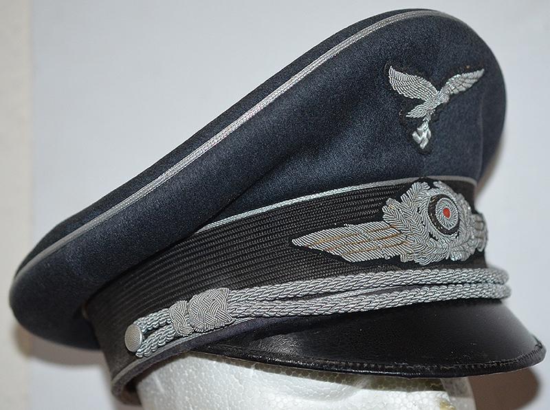 LUFTWAFFE OFFICERS PEAKED CAP BY EREL.