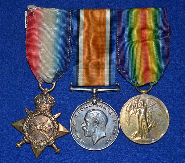 SET OF THREE WW1 BRITISH MEDALS, RAMC.