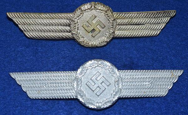 PAIR OF CAP COCKADES FOR LUFTWAFFE CIVILIAN EMPLOYEE.