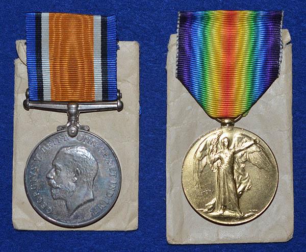 PAIR OF WW1 BRITISH RAF MEDALS.