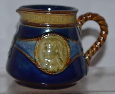 ADMIRAL LORD NELSON COMMEMORATIVE JUG.