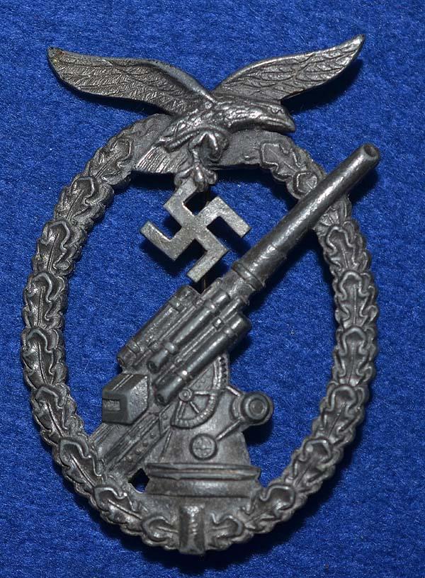 LUFTWAFFE FLAK BADGE.