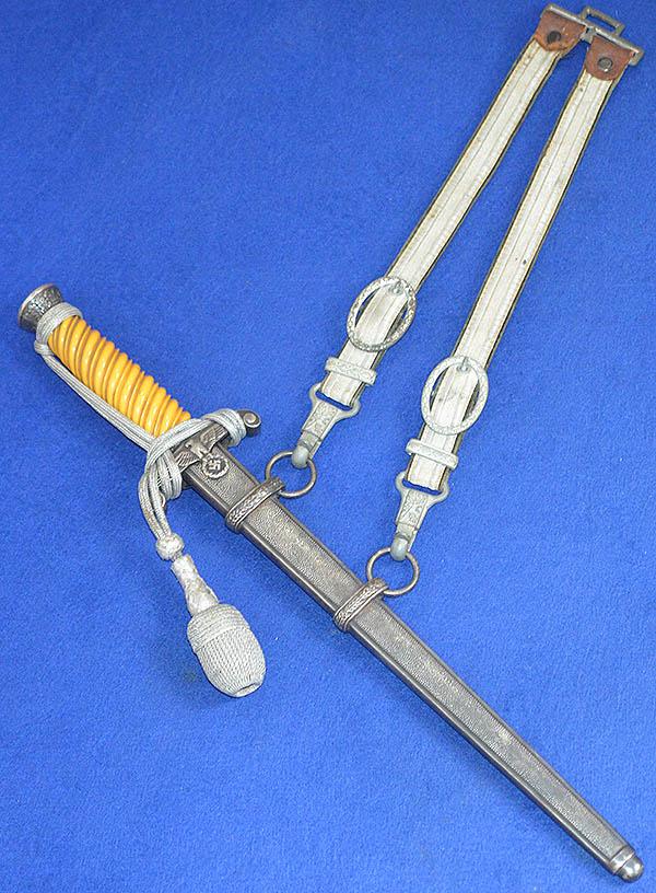GERMAN ARMY OFFICERS DAGGER 1935 MODEL, VERY EARLY EAMPLE WITH SOME UNUSUAL FEATURES, POSSIBLY  BY PACK.