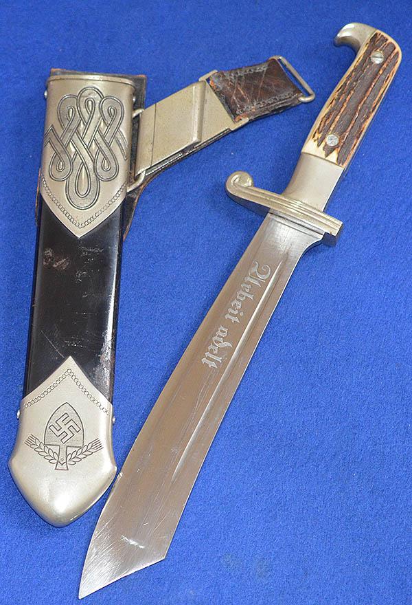RAD MANS DAGGER BY BOKER WITH HANGER.