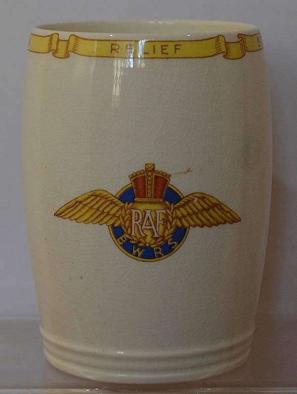 A BRITISH WW2 RAF COMEMORATIVE BEAKER.