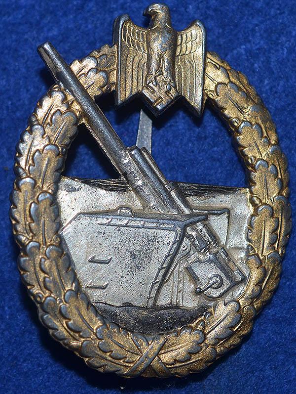 NAVAL COASTAL ARTILLERY BADGE BY SCHWERIN.