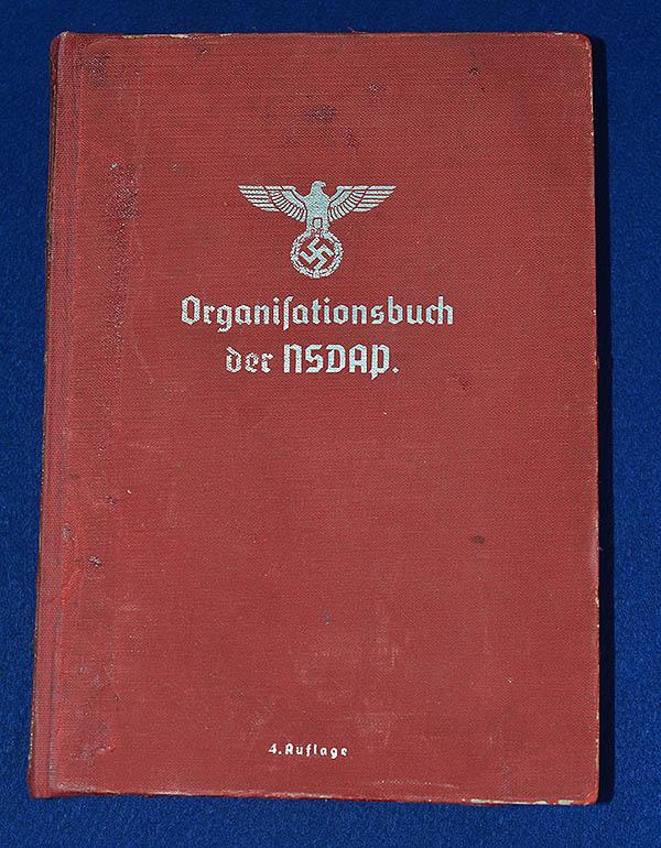 NSDAP ORGANISATION BOOK 1937 EDITION.