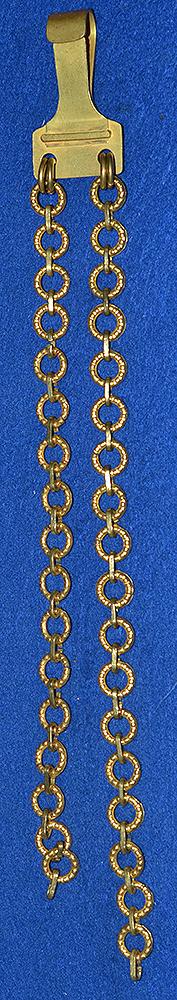 GOLD CHAIN HANGER FOR A DAGGER.