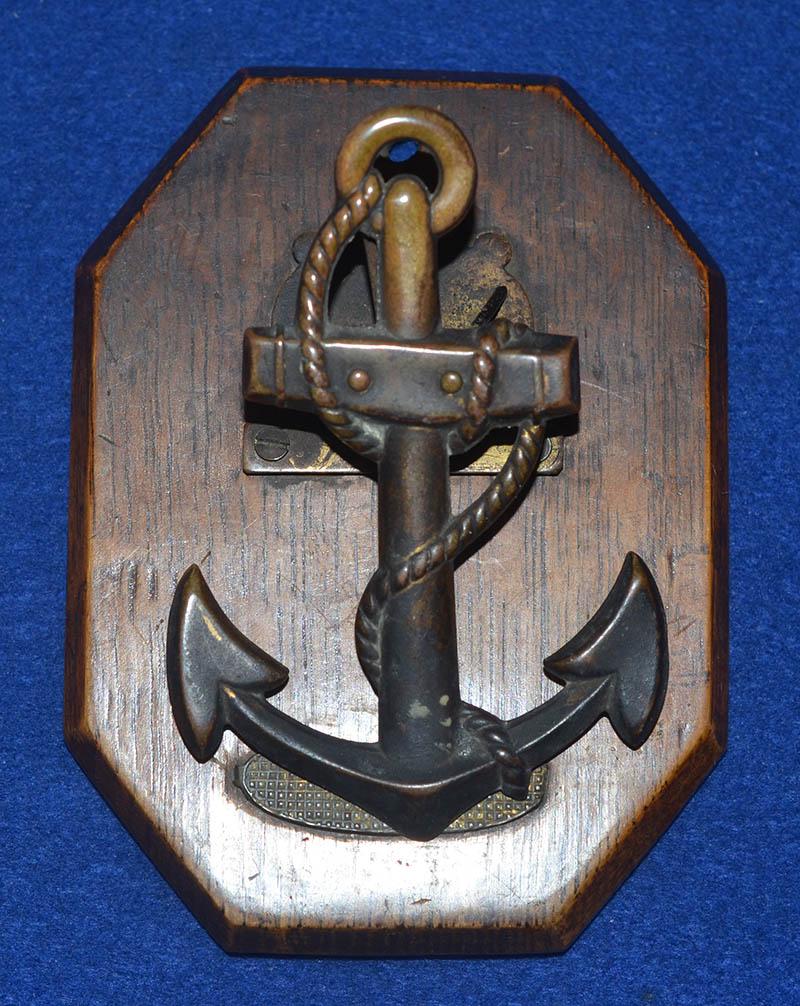 BRITISH VICTORIAN NAVAL LETTER CLIP.