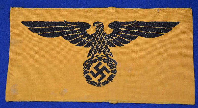 ARM BAND, IN SERVICE OF THE GERMAN ARMY.