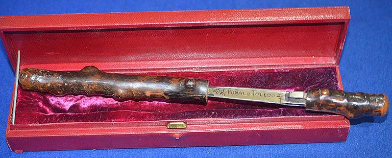 MINIATURE CASED VICTORIAN SWORD STICK.