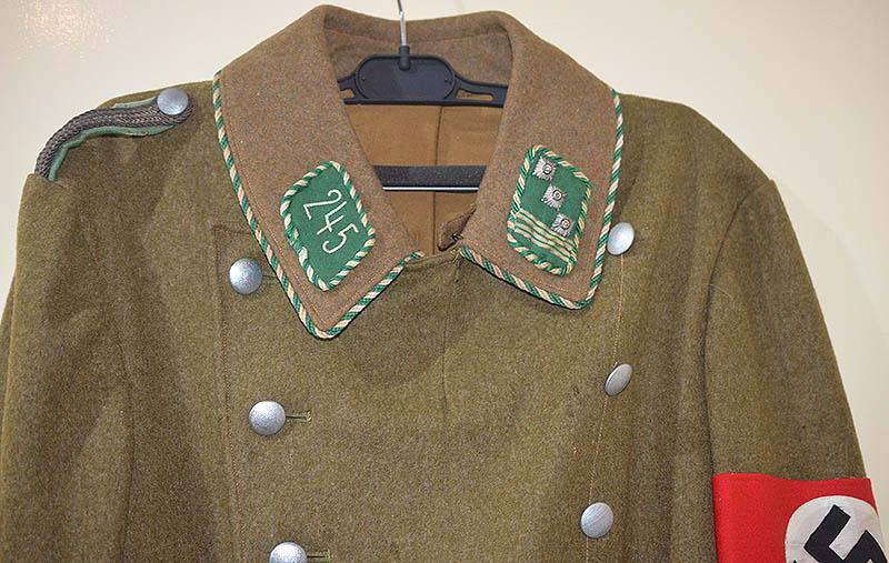 SA OFFICERS OVERCOAT FOR SA GROUP SACHSEN.