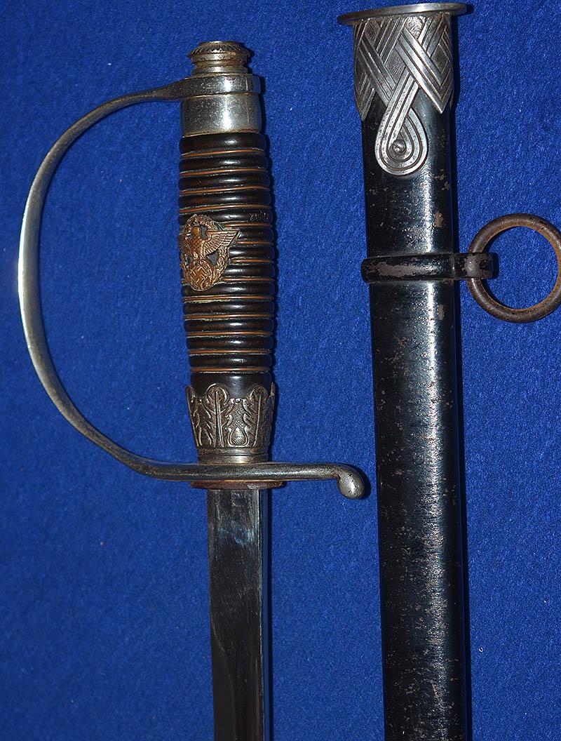 SS POLICE OFFICERS SWORD BY RATH, PERSONALISED EXAMPLE.