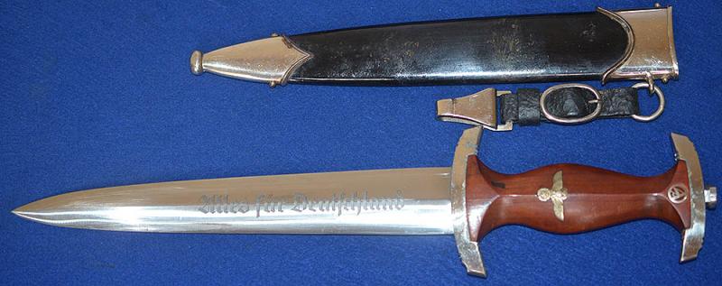 GERMAN NSKK DAGGER BY SHUTTELHOFER  COMPLETE WITH HANGER.