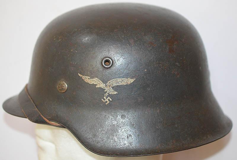 LUFTWAFFE SINGAL DECAL M42 MODEL COMBAT HELMET.