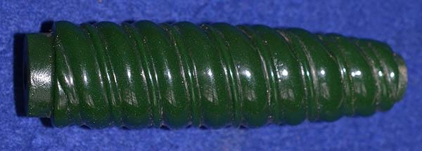 GREEN CELLULOID ARMY TYPE GRIP.