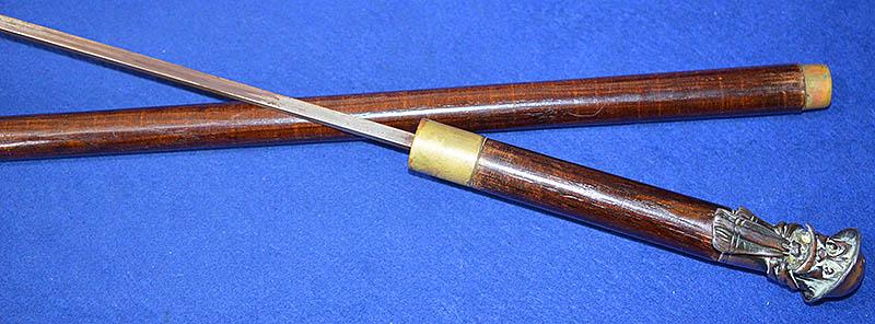 WW1 BRITISH OLD BILL SWORD STICK.