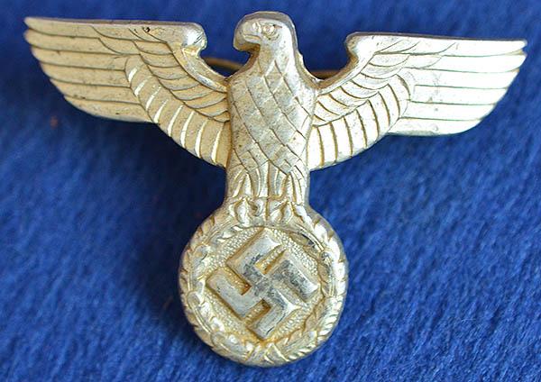 GERMAN FORESTRY OFFICIALS METAL CAP EAGLE.