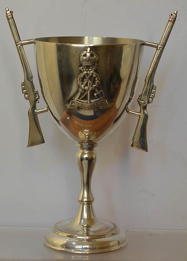 WW1 BRITISH SILVER MILITARY PRESENTATION CUP.