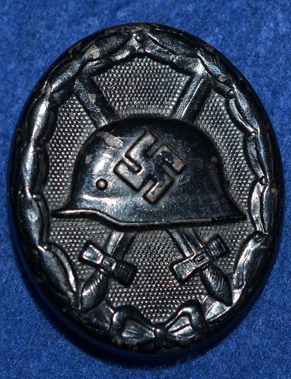 WW2 GERMAN WOUND BADGE IN BLACK.