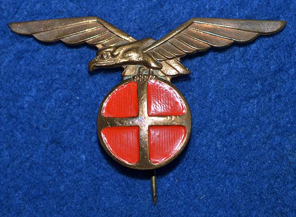 NORWEGIAN FASCIST NS CAP EAGLE.