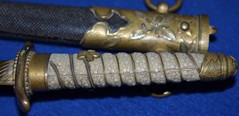 WW2 JAPANESE NAVAL OFFICERS DAGGER.
