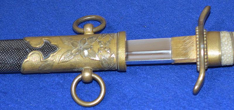 WW2 JAPANESE NAVAL OFFICERS DAGGER.