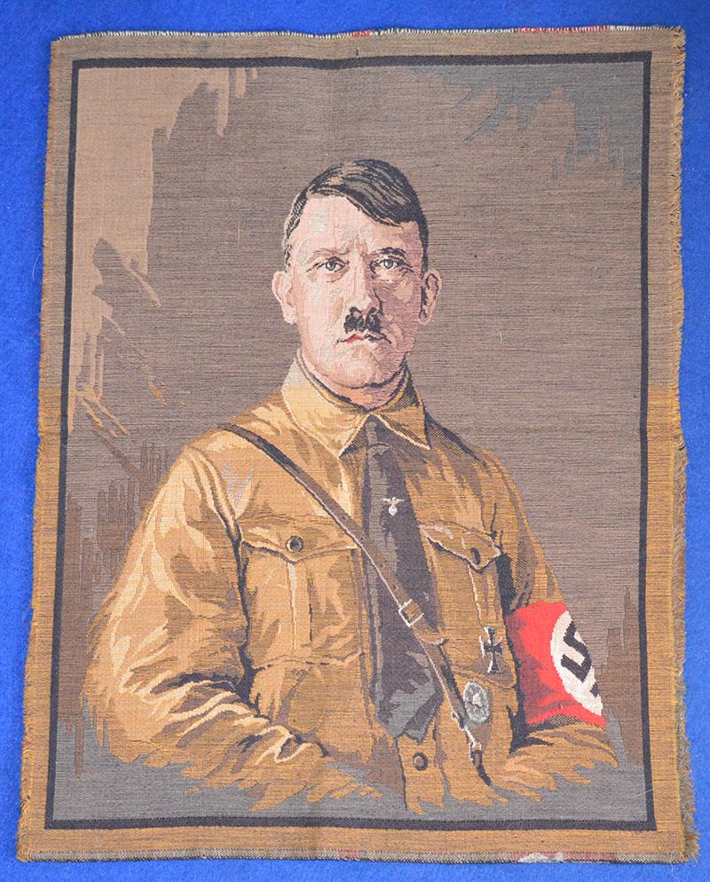 ADOLF HITLER EMBROIDERY PORTRAIT.