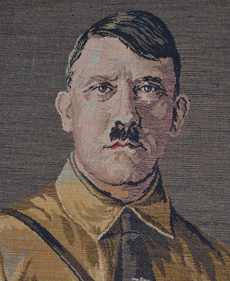 ADOLF HITLER EMBROIDERY PORTRAIT.