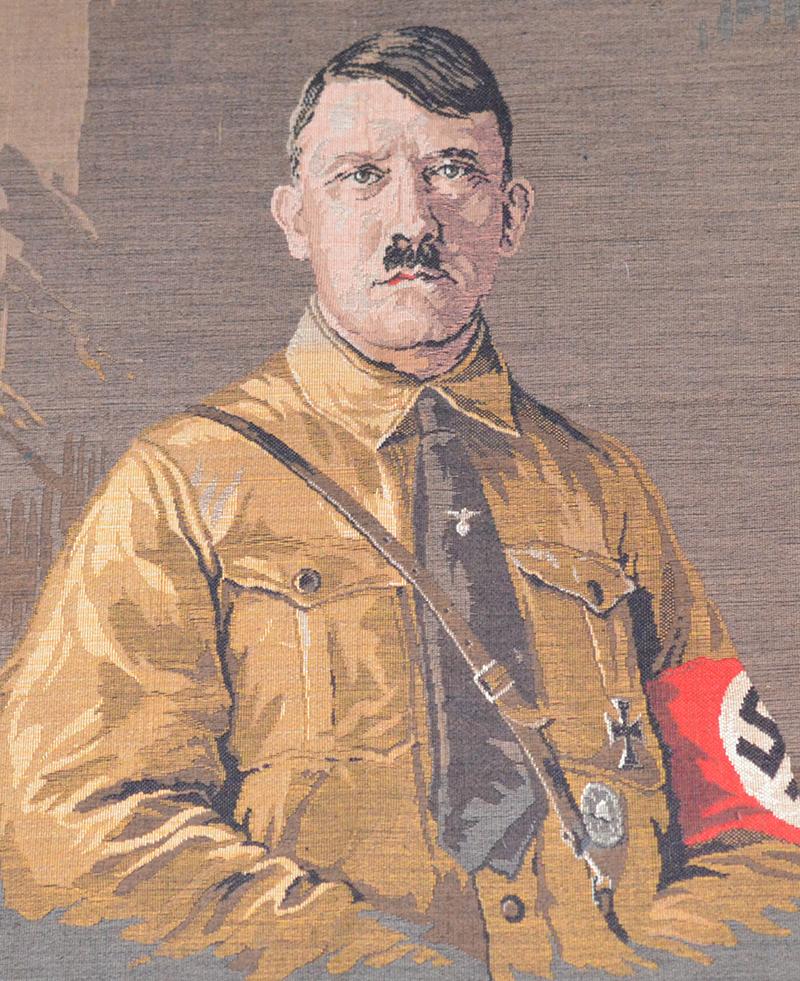 ADOLF HITLER EMBROIDERY PORTRAIT.