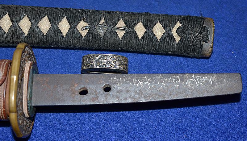 JAPANEASE WW2 ARMY OFFICERS SWORD WITH VERY OLD FAMILY BLADE.