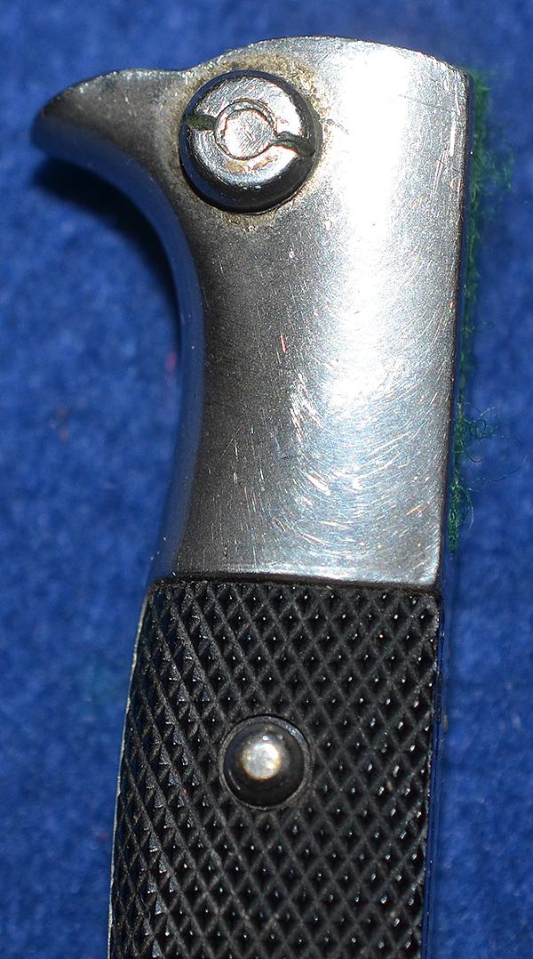 THIRD REICH MINIATURE PACK FACTORY ADVERTSING BAYONET AND SCABBARD.