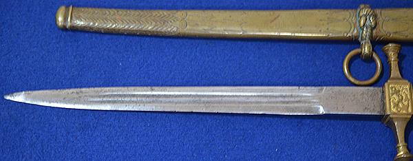 IMPERIAL / THIRD REICH NAVAL OFFICERS DAGGER.
