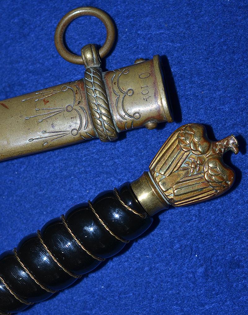 IMPERIAL / THIRD REICH NAVAL OFFICERS DAGGER.