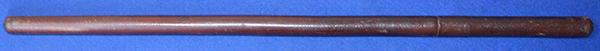 WW1 BRITISH OFFICERS SWAGGER STICK WITH STEEL BLADE.