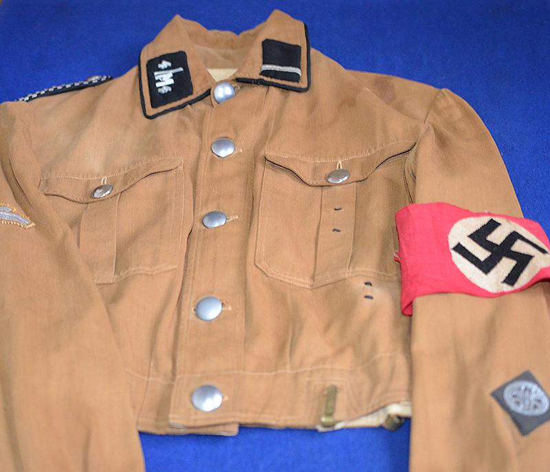 NSKK ENLISTED MANS BROWN SHIRT TUNIC.