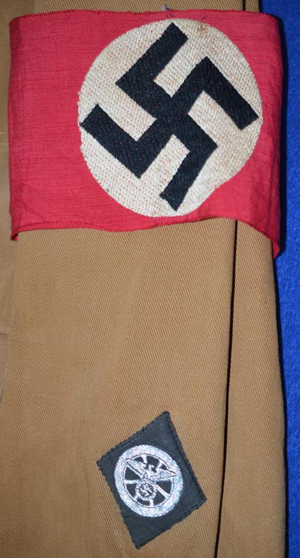 NSKK ENLISTED MANS BROWN SHIRT TUNIC.