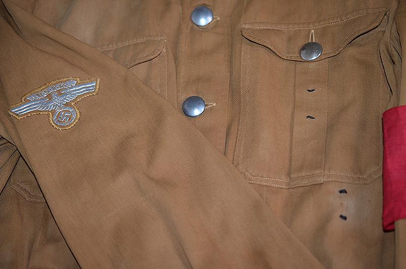 NSKK ENLISTED MANS BROWN SHIRT TUNIC.