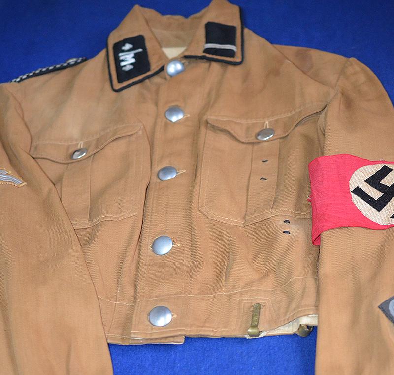 NSKK ENLISTED MANS BROWN SHIRT TUNIC.