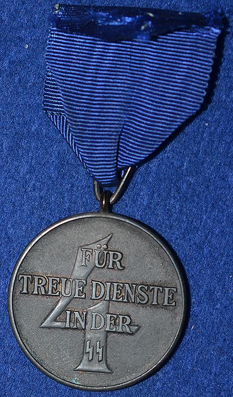 SS 4 YEAR SERVICE MEDAL.