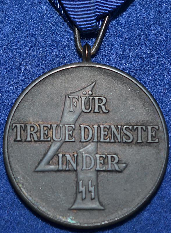 SS 4 YEAR SERVICE MEDAL.