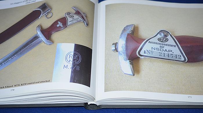 REFERENCE BOOK, THE SERVICE DAGGERS OF THE SA AND THE NSKK.