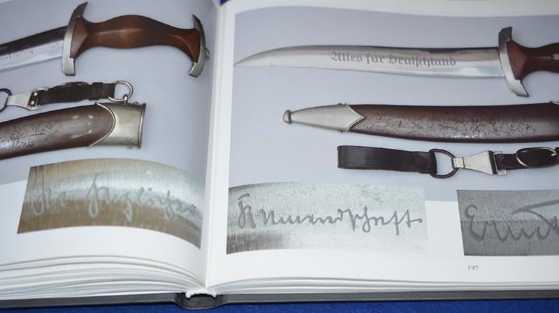 REFERENCE BOOK, THE SERVICE DAGGERS OF THE SA AND THE NSKK.