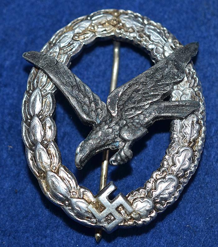 LUFTRWAFFE AIR GUNNERS AND FLIGHT ENGINEERS BADGE.
