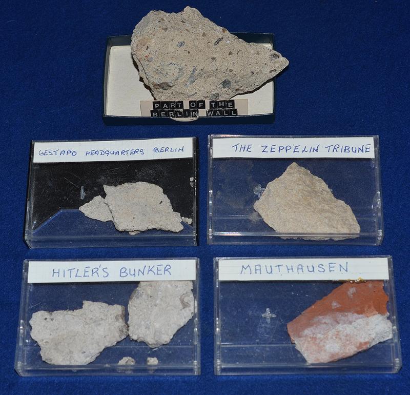 COLLECTORS STONWARE HISTORICAL FRAGMENTS FROM THIRD REICH BUILDINGS.