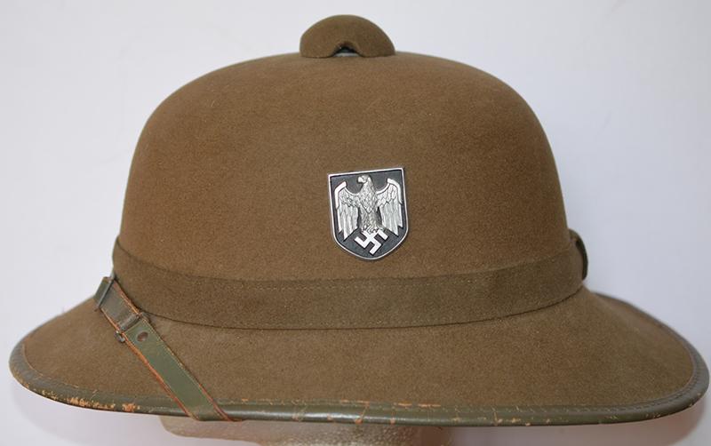 THIRD REICH ARMY TROPICAL HELMET.