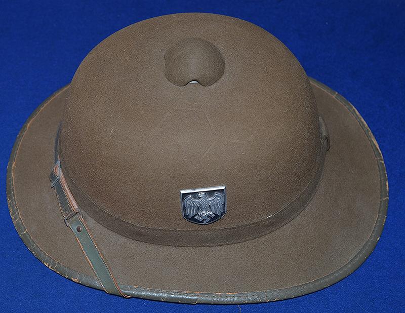 THIRD REICH ARMY TROPICAL HELMET.